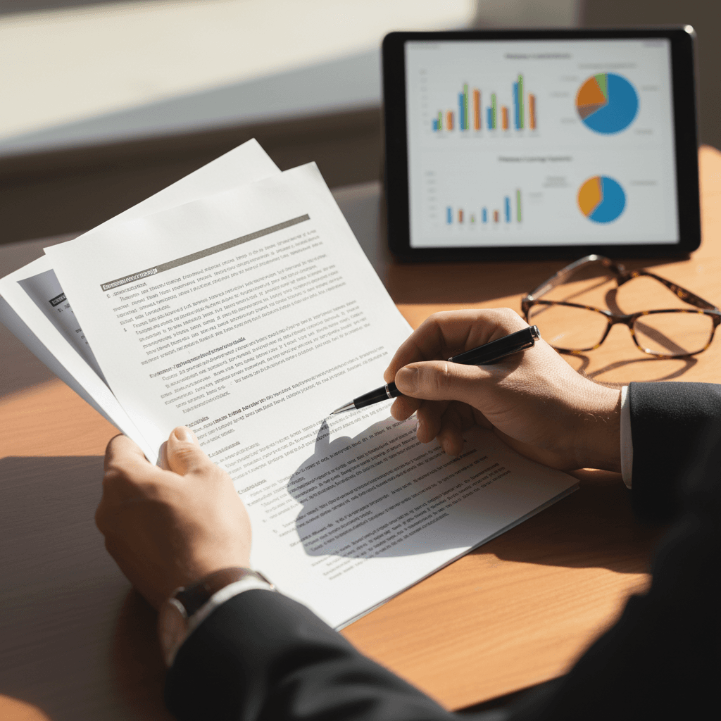 Insurance agent discussing coverage options with customer